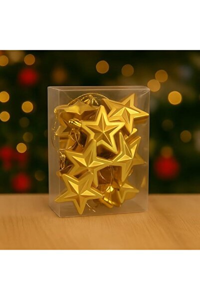 Generic Brand Charming Gold Star Ornaments – Set of 15 | Hanging Stars Décor,...