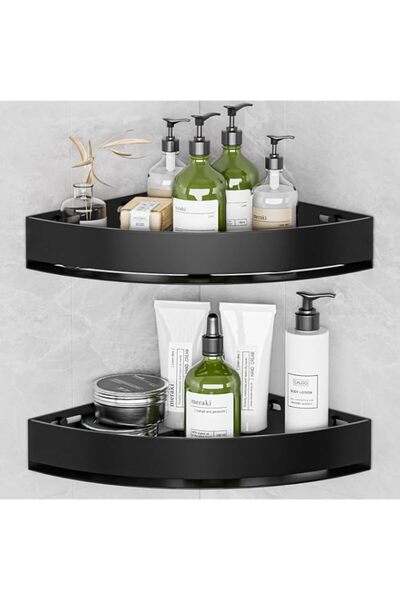 Generic YOOJ® Aluminium Shower Corner Shelves, No Drill Shampoo Holder, Rustp...