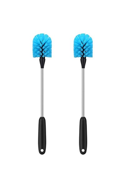 Generic TERRIFI Stainless Steel Water Bottle Brush, 2 Pcs 15 in Long Handle B...