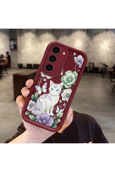 Hontinga Samsung Galaxy S23 Compatible Case Camera Protective Case with Cat B...