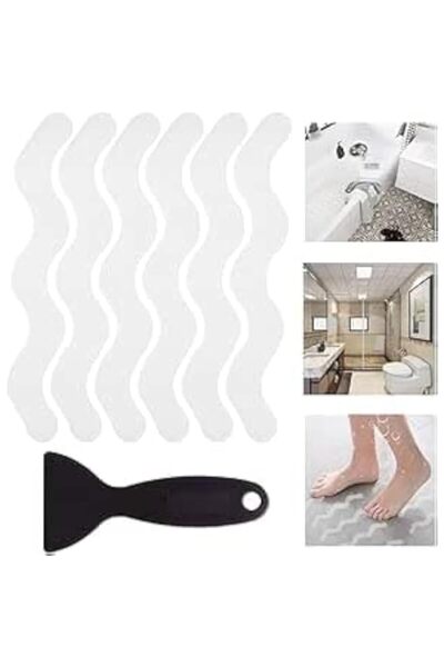 Generic ECVV Non Slip Bathtub Stickers 36 Pcs for Safety, Adhesive Shower Sti...