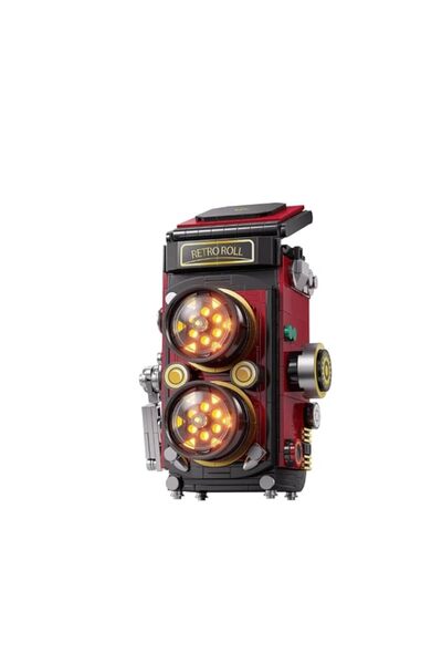 Generic Brand Twin-Lens Reflex Camera Building Blocks Set with Lights – DIY B...