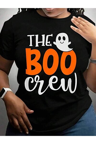 9JY Ghost Costume, Fun Gift Halloween Black Graphic T Shirts Tee