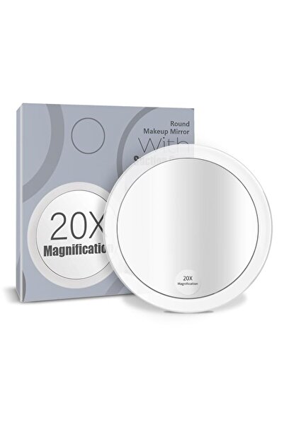 Generic Brand SNOWFLAKES 20x Magnifying Mirror-5.9 Inches Round Mirror with T...