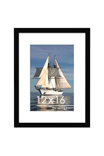 Generic Brand PEALSN 12x16 Picture Frame, Display Pictures 8.5x11 with Mat or...
