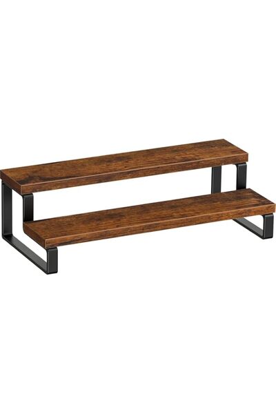 Generic Giikin 2 Tier Display Riser Stand, Wooden Display Stand Perfume Organ...