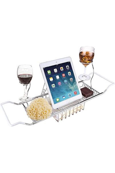 Generic eWINNER Stainless Steel Bathtub Caddy Tray - Over Bath Tub Racks Show...