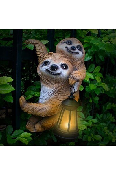 Generic THE WHITE SHOP Squirrel Tree Hugger Garden Outdoor Statue Decor with ...