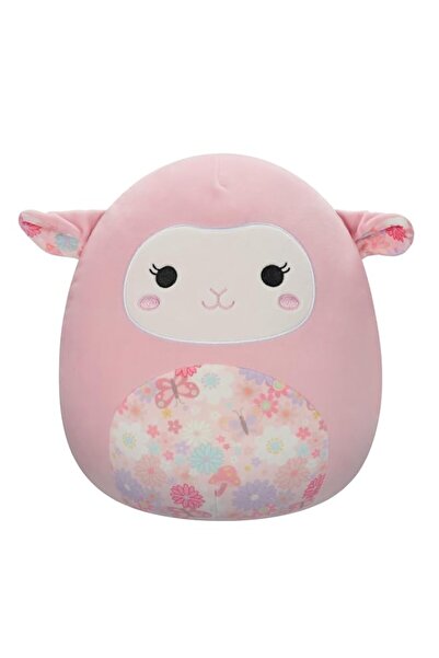Generic Brand Squishmallows Medium Plush 12" Lala Pink Lamb with Floral Ears ...
