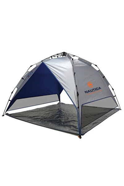 NAUTICA COMPETITION Σκίαστρο παραλίας αυτόματο 200x200x140cm polyester ασημί/...