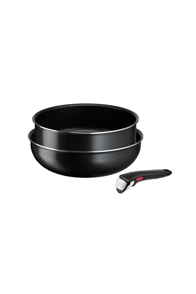 TEFAL Set Ingenio Easy Cook & Clean, 3 piese, L1539153, 3 piese, 24-26 cm, al...