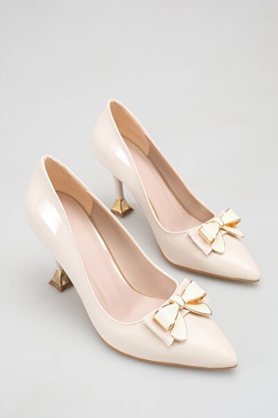 UBEYD AYAKKABI Bow-Tied Pointed Toe Heeled Women's Shoes