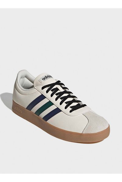 adidas حذاء رياضي رجالي VL Court Base مخطط برباط حتى الكاحل