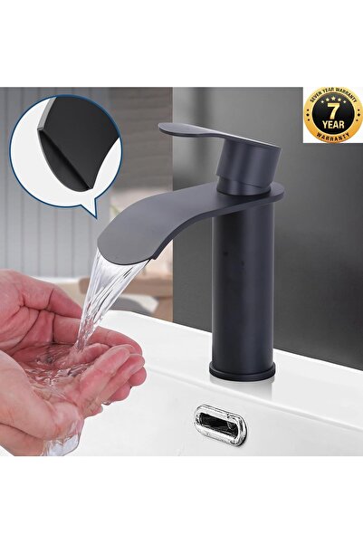 OEM Bathroom Sink Faucet New Model Waterfall Matte Black Color Imported with ...