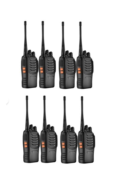 ErginGroup 8 Adet GLR BF-888S Taşınabilir Kulaklıklı Çift Yönlü El Telsiz İnt...