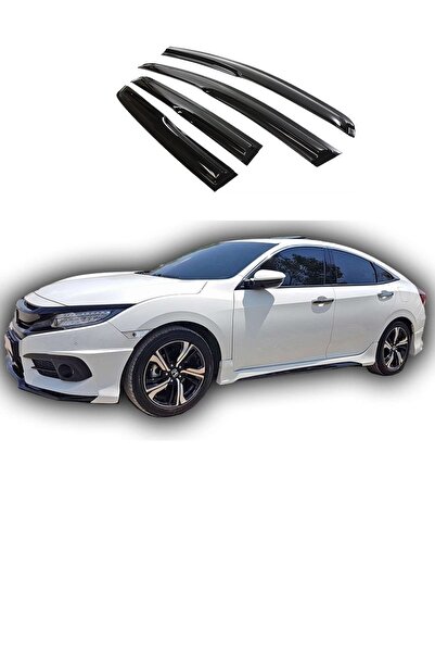 X POWER TUNİNG honda civic fc5 sedan 2016.2022 ön arka 4.lü cam rüzgarlığı
