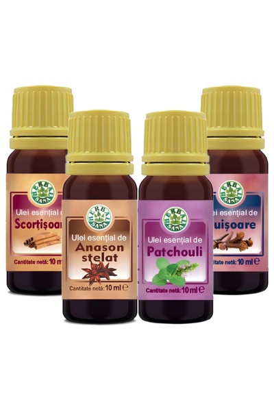 Herbal Sana Kit 4 uleiuri esentiale Arome Orientale 4x10ml