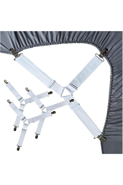 Generic Bed Sheet Holder Straps(12 clips), Adjustable Elastic Sheet Keepers, ...