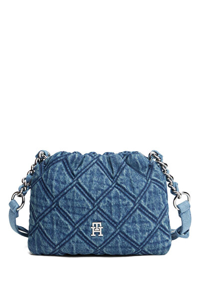 Tommy Hilfiger Mavi Kadın Çapraz Çanta TH FEMININE MINI CROSSOVER DENIM