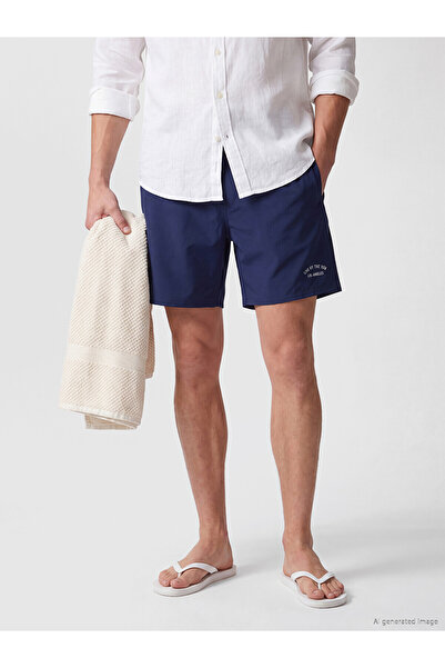 LC Waikiki Trendlucky Short Length with Difference Los Angeles Printed Men's ...
