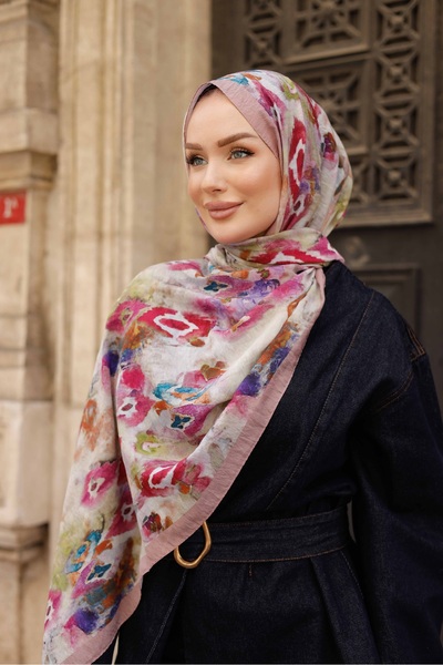 Siyane Tensel Shawl Ethnic Pattern