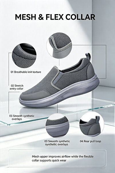 NajdEva Shop Saudi Local Production Unique Men Slip‑On Sneakers, Fashion Brea...
