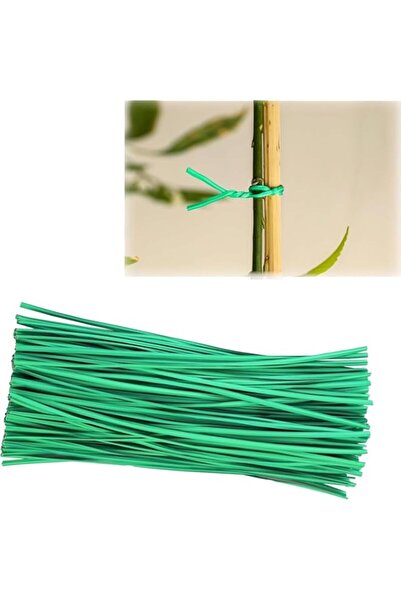 Generic Plant Twist Ties, 8 Inch Green Garden Ties for Climbing Plants, Vines...