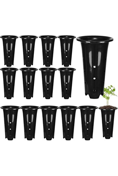 Generic Tall Seedling Pots with Drainage Holes,8.66-Inch Hard Planting Contai...