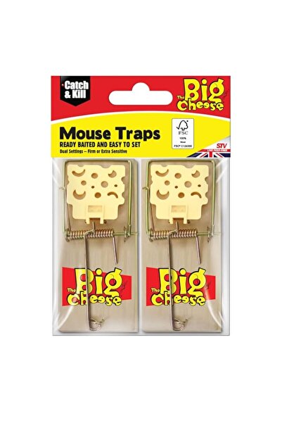 Generic STV Cheese Pedal FSC Mouse Trap - Twinpack