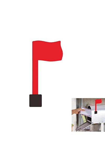 Generic Wangjue Red Acrylic Mailbox Replacement Flag Kit, Fits All Mailboxes,...