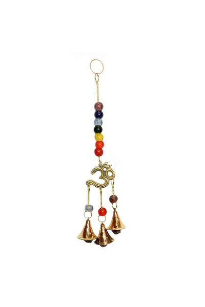 Generic Antique Metal OM Windchime Church Bells Door Hanging for Home and Gar...