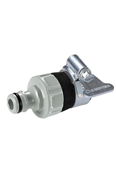 Generic Gardena Round Connector, Grey/Silver, 6.5X5X4 cm, 393827