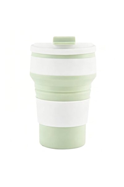 Generic Collapsible Travel Cup, Folds From 5.1 To 2 Inches, Space-Saving Port...