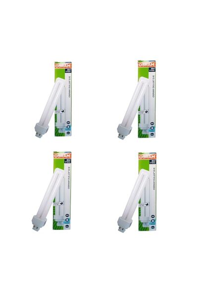 Generic Osram Dulux D/E, 4 Pin G24q-3 Double Twin Tube CFL Bulb, 26W 1710LM (...