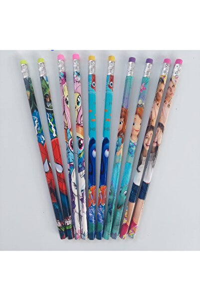 Disney Creion grafit , 4buc/set cu radiera - Sofia