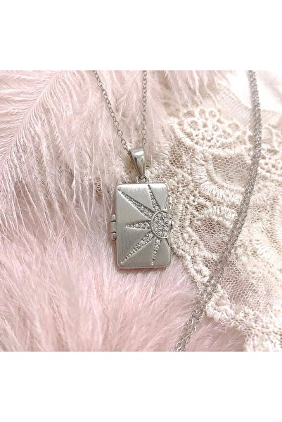 Heda Jewelry قلادة سيليستيا - قلادة تذكارية قابلة للفتح مع غطاء