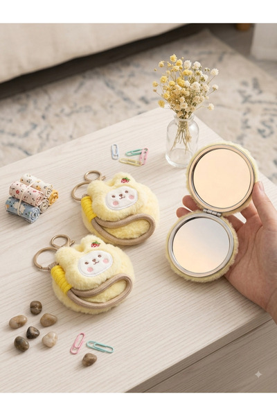 Kapaklı peluşlu Çocuk ayna