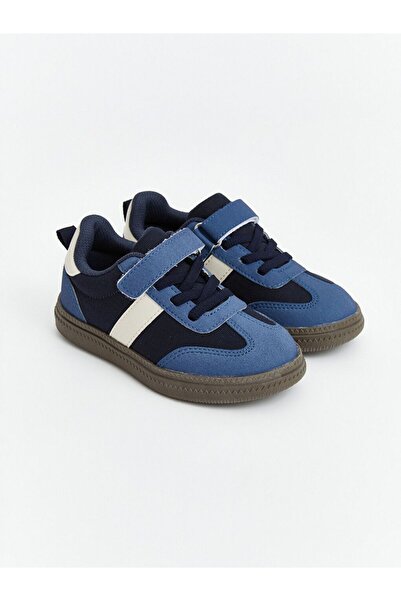 LC Waikiki Lcw Steps Navy Blue Suede Look Boys' Sports Shoes
