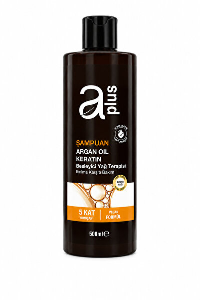 Genel Markalar A Plus Argan Yağı & Keratin Şampuan 500 ml – Besleyici Bakım, ...