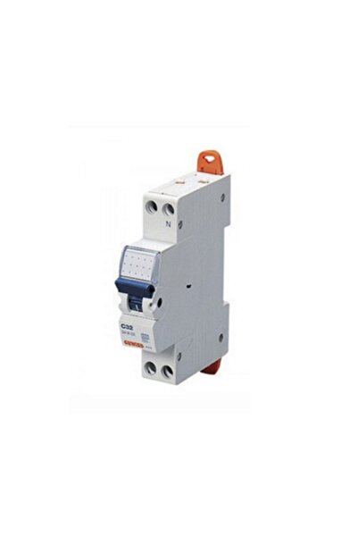 OEM Gewiss GW90030 modular circuit breaker, 1P+N, 32 A, curve C
