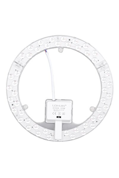 OEM Lohuis LED module kit, round, 22 W, 2200 lm + 24.1 cm driver, warm / neut...