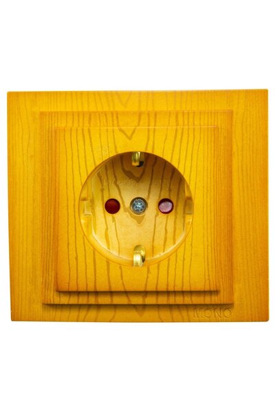 OEM Mono Electric Larissa single schuko socket, recessed, protection contact,...