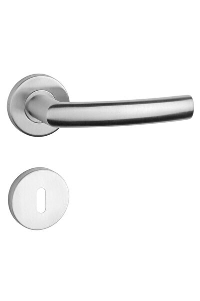 OEM Maner cu rozeta rotunda pentru usa interior, Sterk SM1706, inox, argintiu...