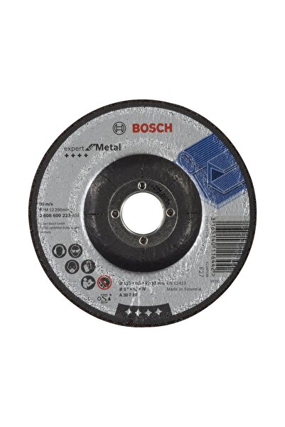 OEM Roughing disc with clearance, Bosch Expert for Metal, 125 x 22.23 x 6 mm