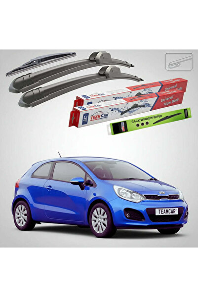 TEAMCAR Windshield Wipers Kia Rio III UB Hatchback 2011-2017 | Front and Rear...