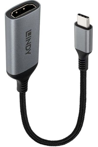 lindybell Hub USB Lindy 43428 USB-C, 2 porturi, HDMI, Gri