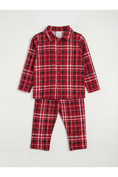 LC Waikiki Baby Boy Shirt and Pajama Set