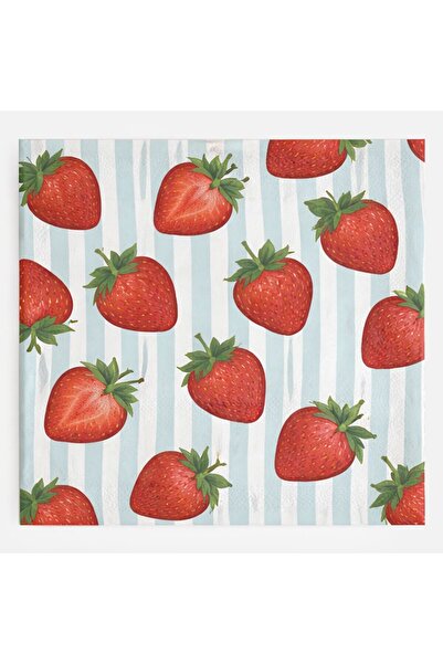 OEM 2-Ply Table Napkins Strawberry Pattern 33x33cm – 20pcs