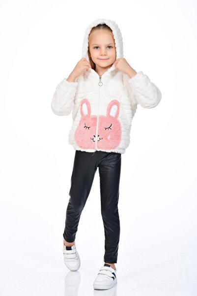 markam pink Çizgili Peluş Içi Welsoft Nakış Mont