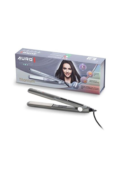 AURO Professional Titanium Hair Straightener for Smoothing and Styling Hair